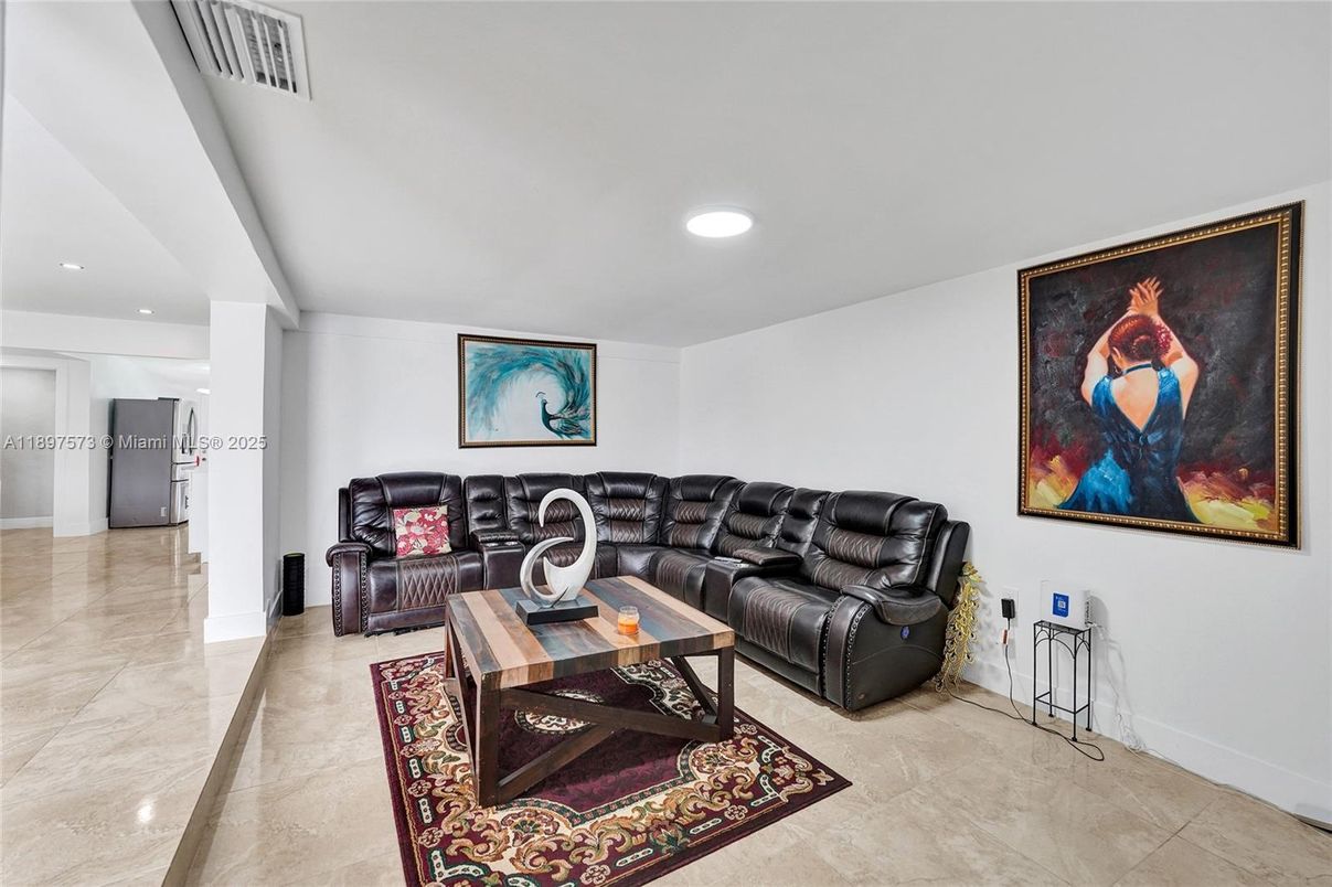 Interior, Living room, Recessed Lighting