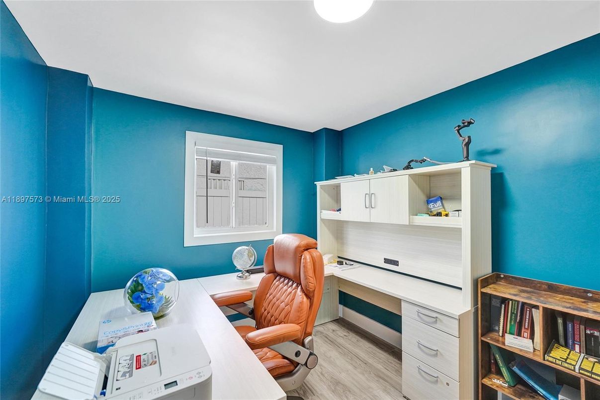 Home Office, Interior, Wood Texture Flooring