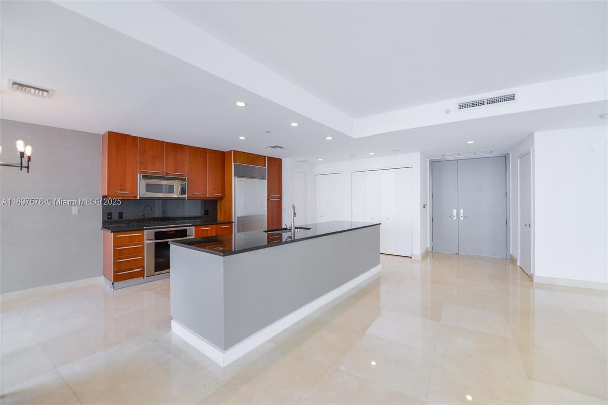 Interior, Kitchen, Recessed Lighting, Stainless Steel Appliances