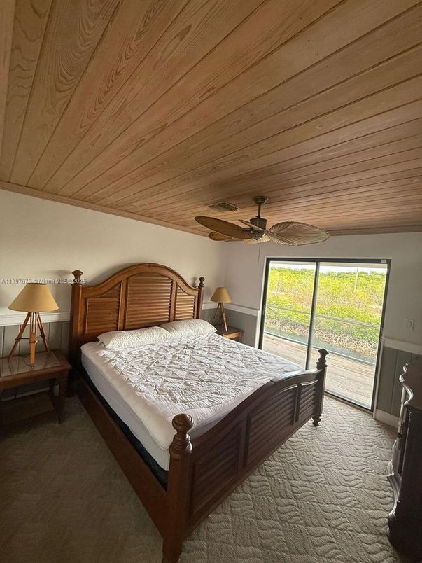 Bedroom, Interior, Wooden Ceilings
