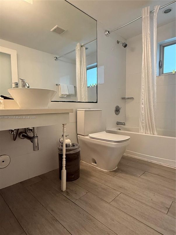 Bathroom, Interior, Wood Texture Flooring