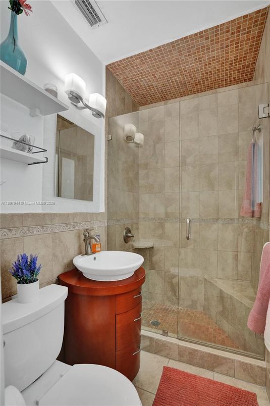Bathroom, Glass Shower, Interior