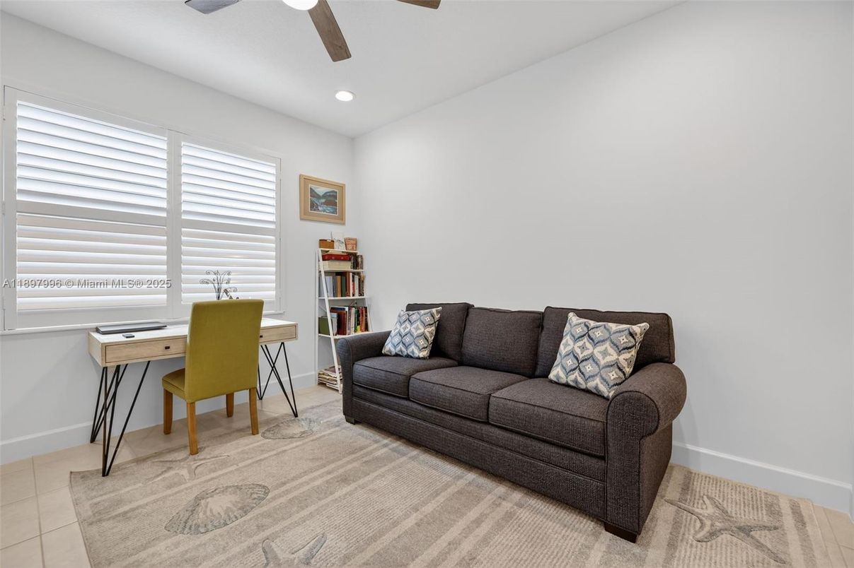 Home Office, Interior, Recessed Lighting