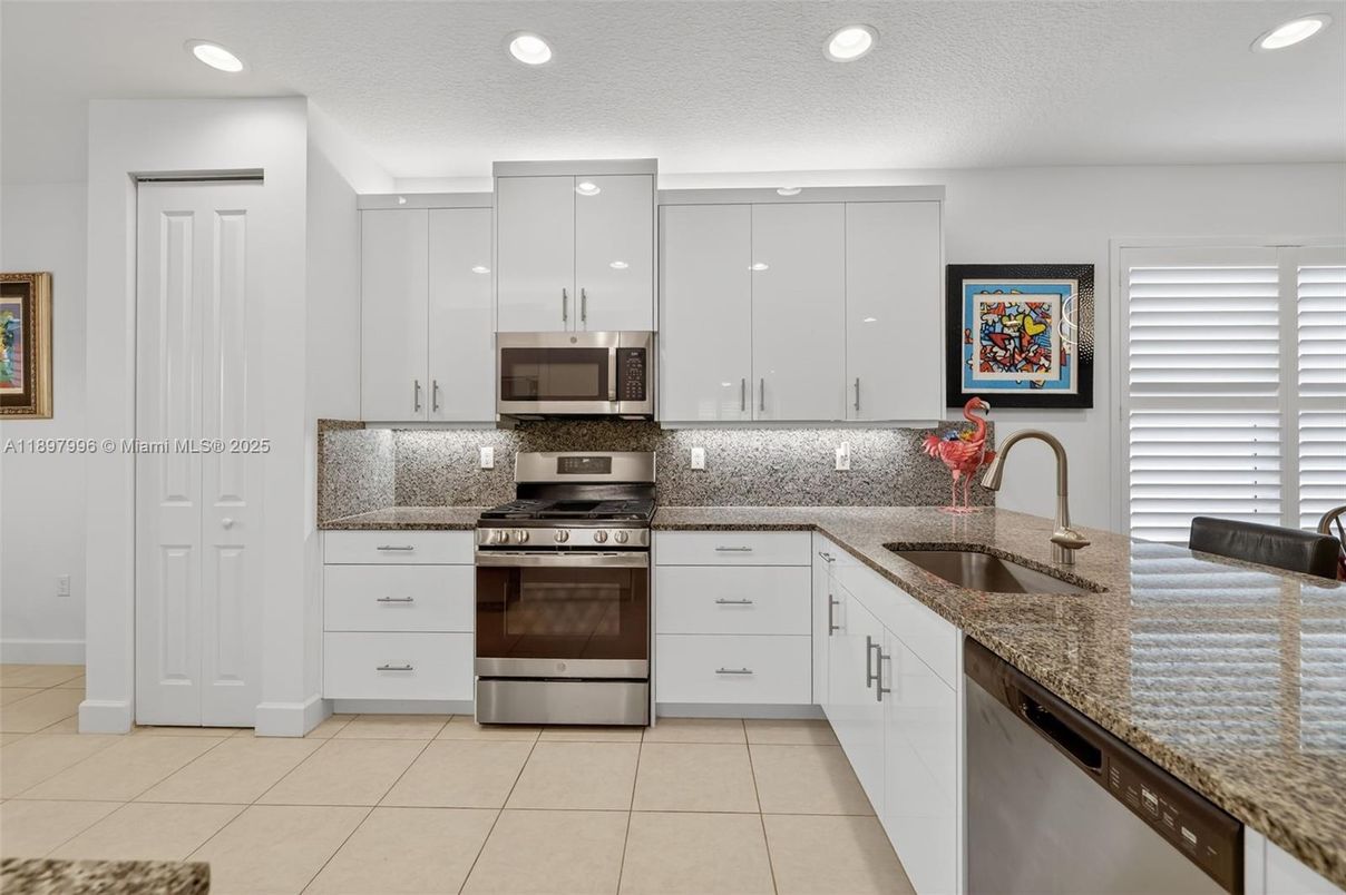 Interior, Kitchen, Recessed Lighting, Stainless Steel Appliances
