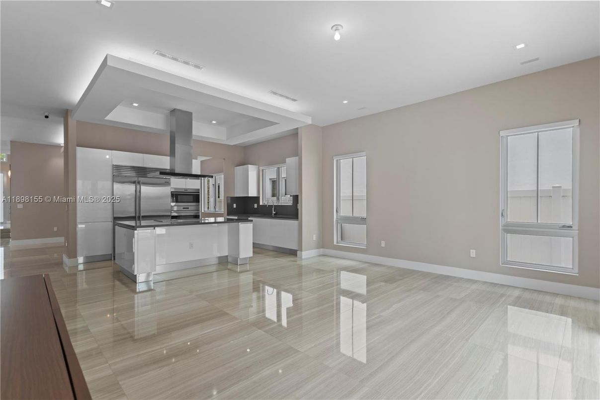 Interior, Kitchen, Recessed Lighting, Stainless Steel Appliances