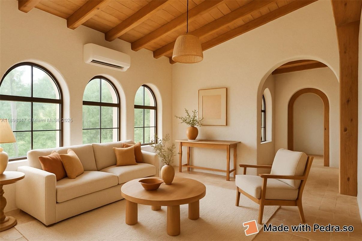 Interior, Living room, Pendant Lights, Wooden Beams, Wooden Ceilings