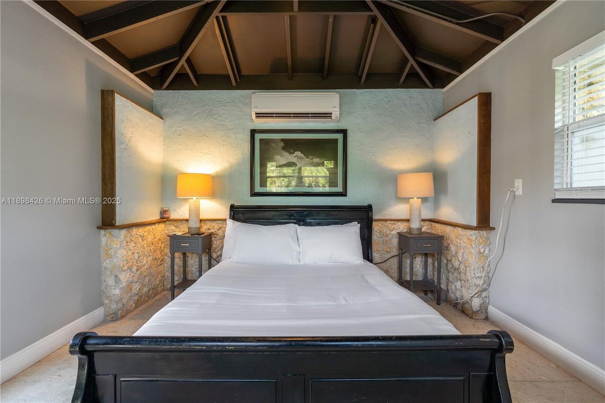 Bedroom, Interior, Wooden Beams