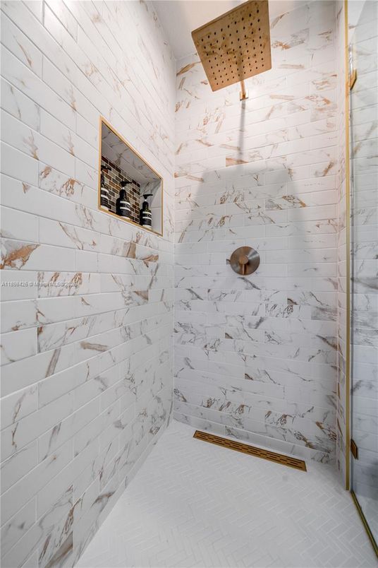 Bathroom, Interior, Marble Walls