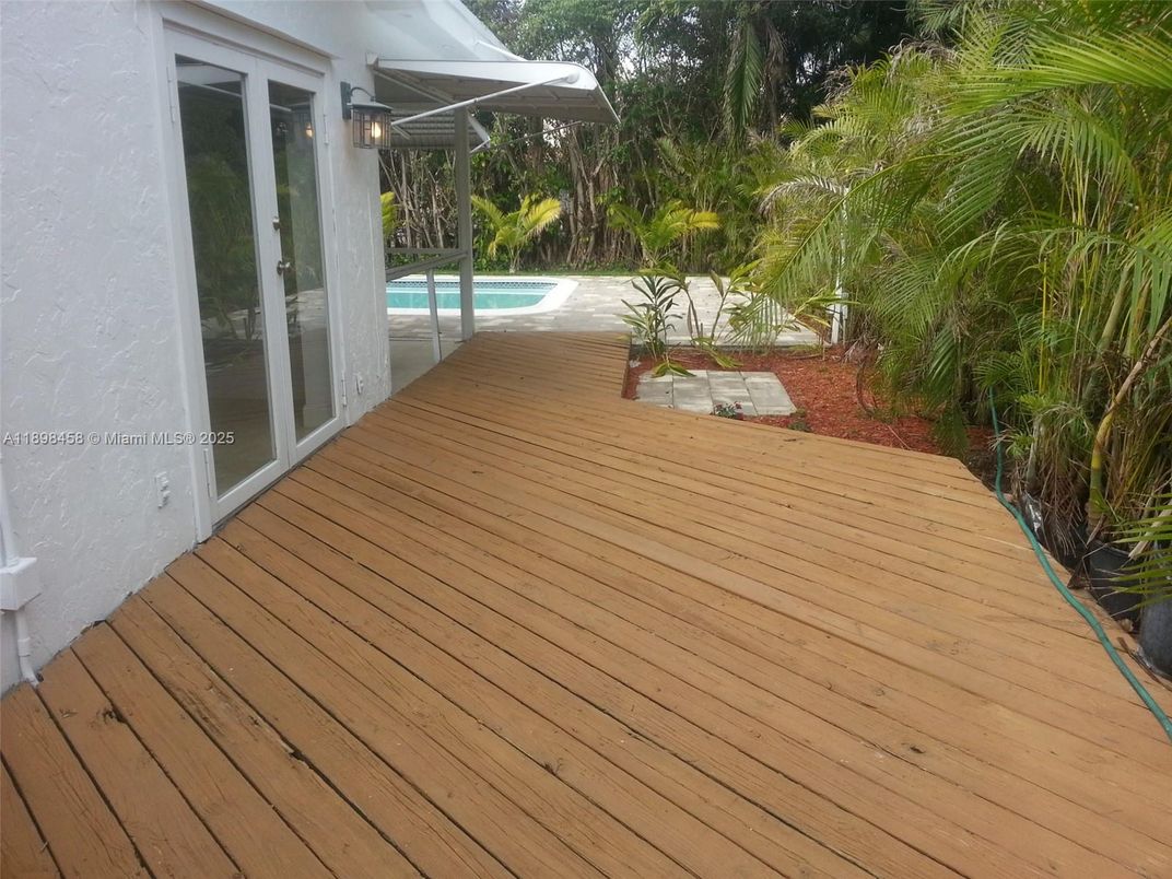 Exterior, Pool, Wood Texture Flooring