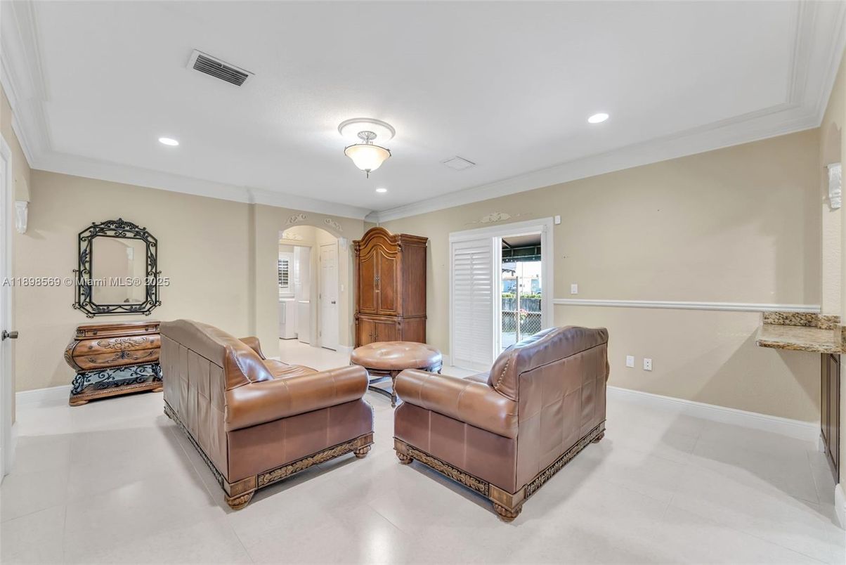 Interior, Living room, Recessed Lighting
