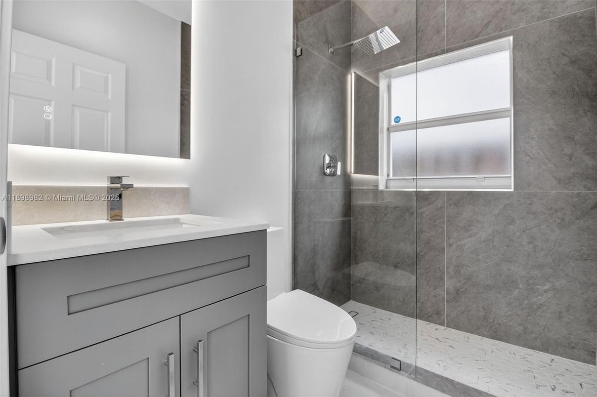 Bathroom, Glass Shower, Interior