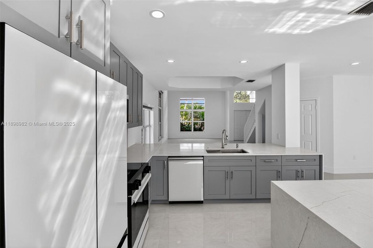 Interior, Kitchen, Recessed Lighting, Stainless Steel Appliances