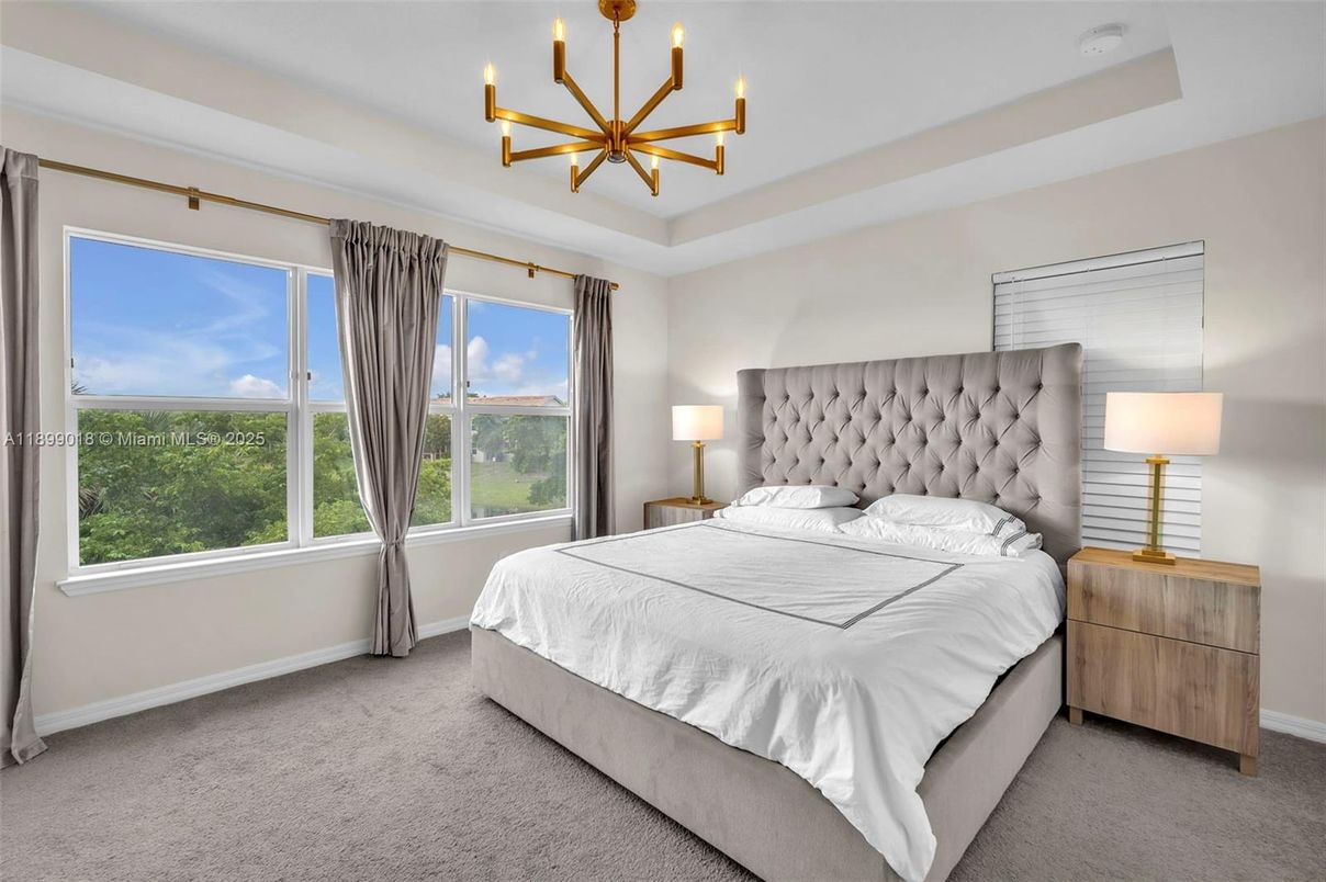Bedroom, Interior, Pendant Lights