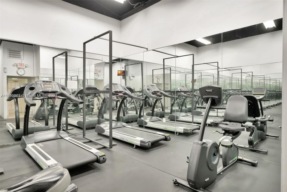 Fitness Equipment, Gym, Interior