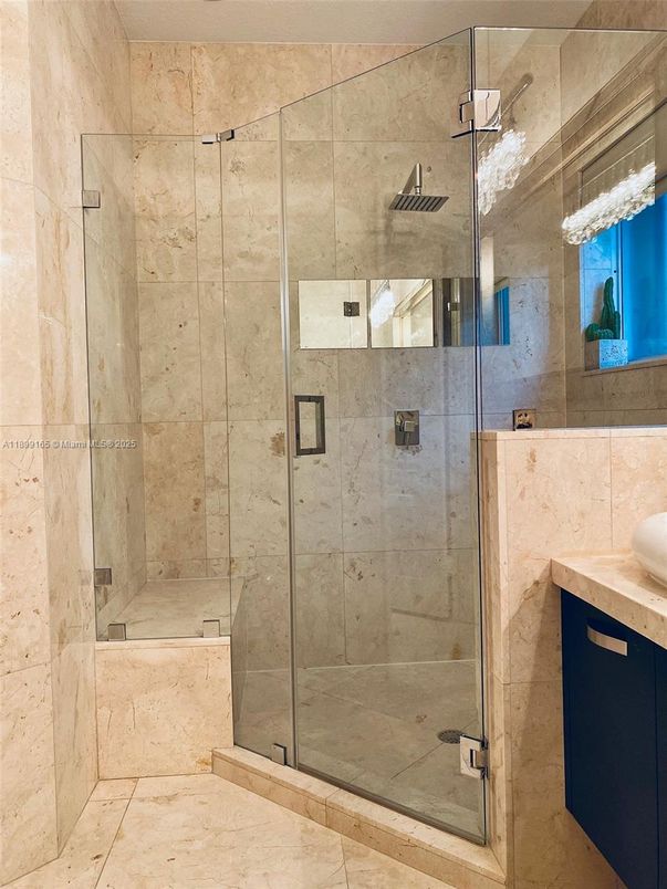 Bathroom, Glass Shower, Interior