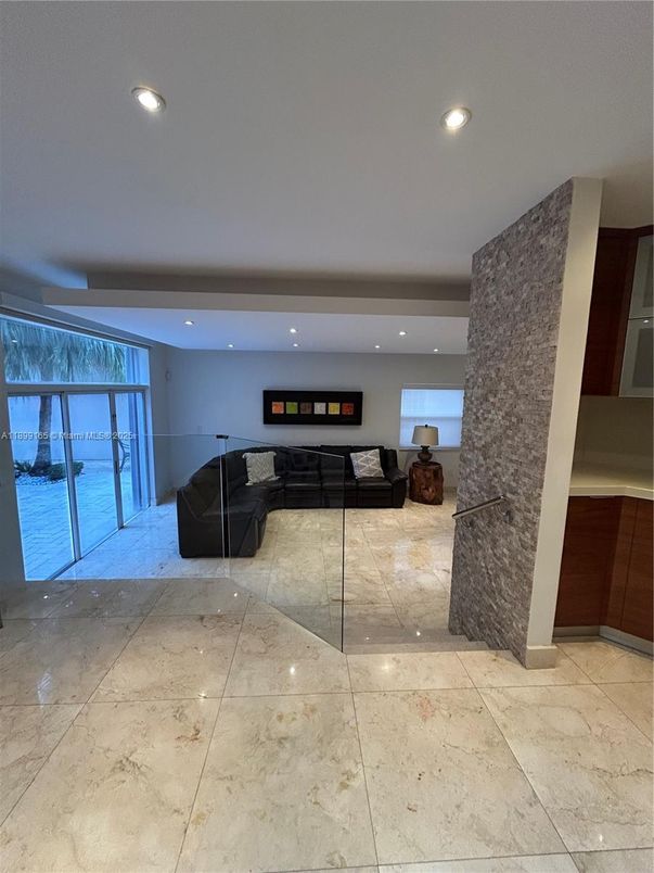 Interior, Living room, Recessed Lighting