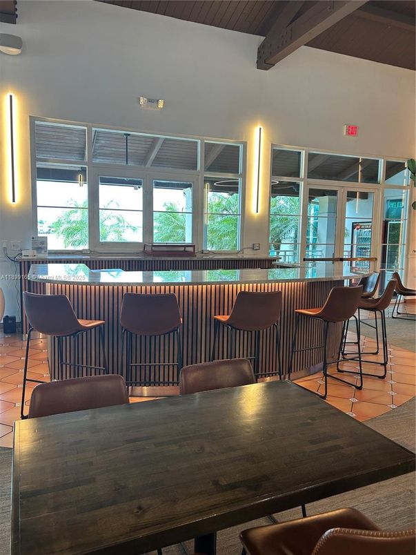 Dining room, Interior, Wooden Beams, Wood Texture Flooring