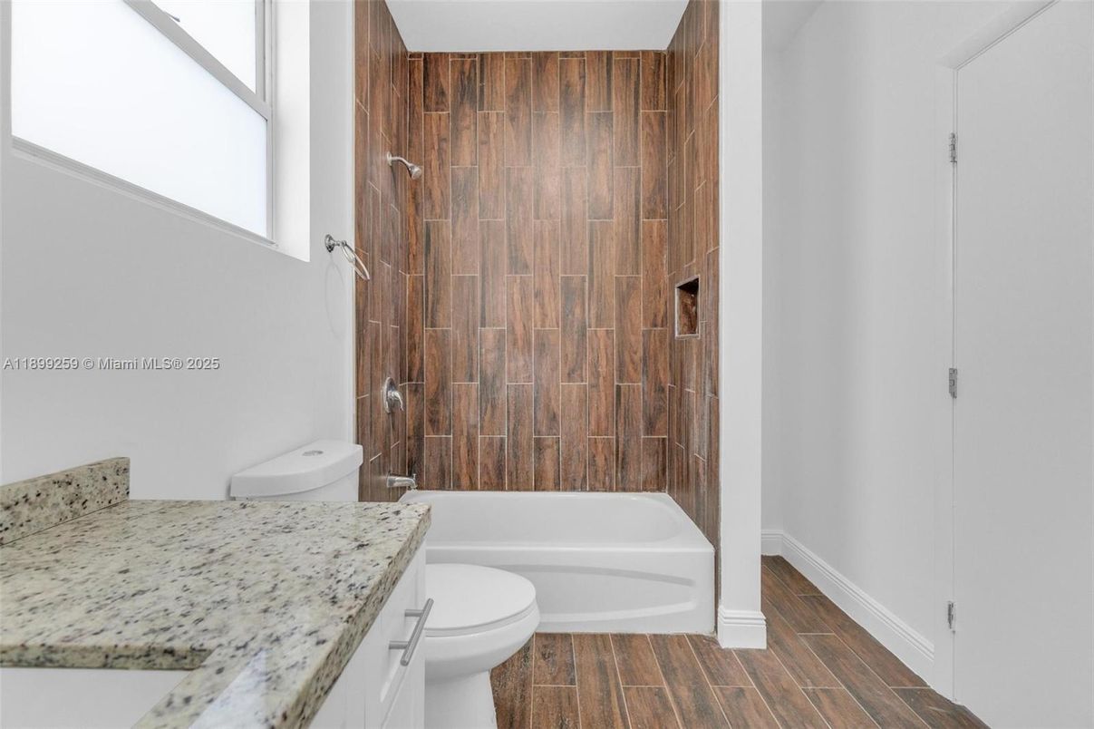 Bathroom, Interior, Wood Texture Flooring