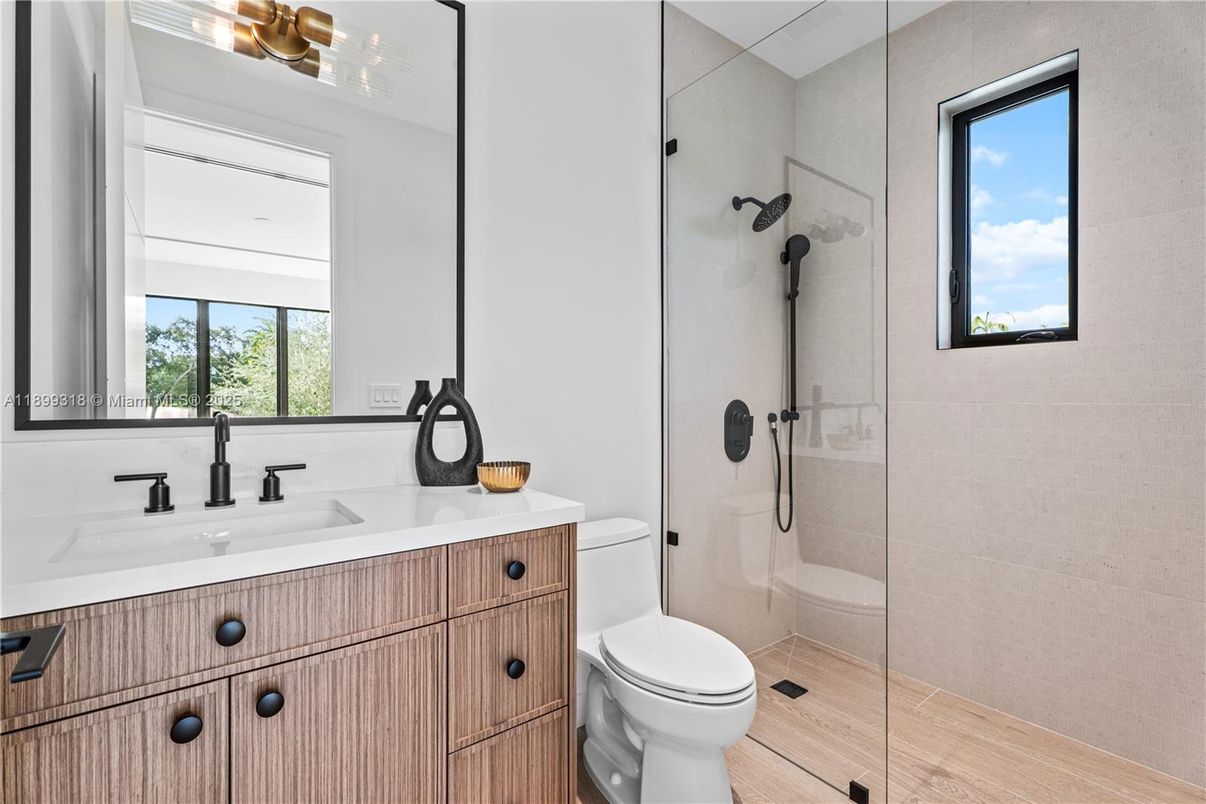 Bathroom, Glass Shower, Interior