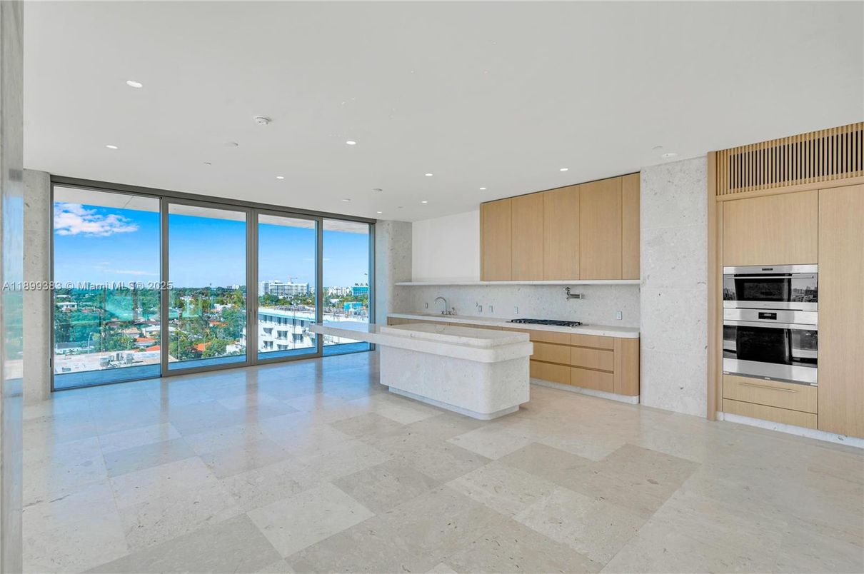Interior, Kitchen, Recessed Lighting, Stainless Steel Appliances, Water