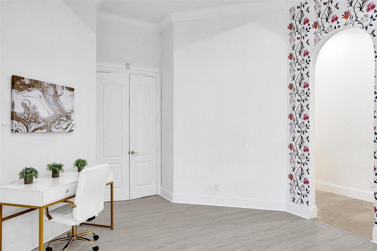 Home Office, Interior, Wood Texture Flooring