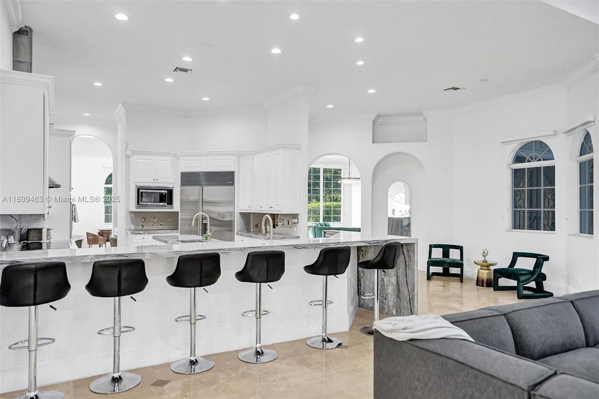 Interior, Kitchen, Recessed Lighting, Stainless Steel Appliances
