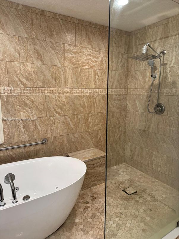 Bathroom, Free Standing Baths, Glass Shower, Interior