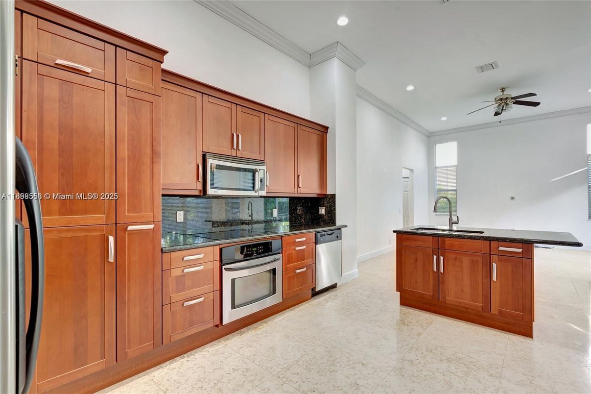 Interior, Kitchen, Recessed Lighting, Stainless Steel Appliances