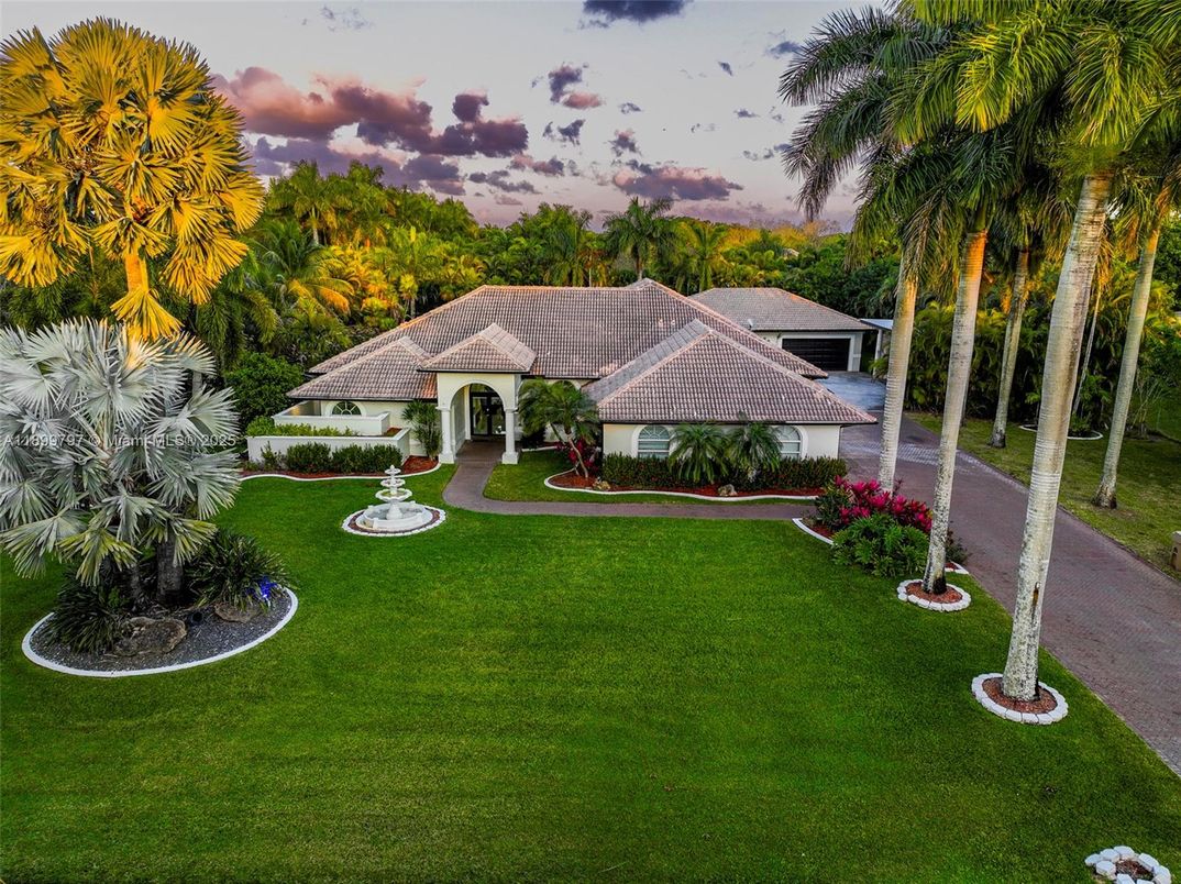 Attached, Backyard, Exterior, Facade, Mediterranean