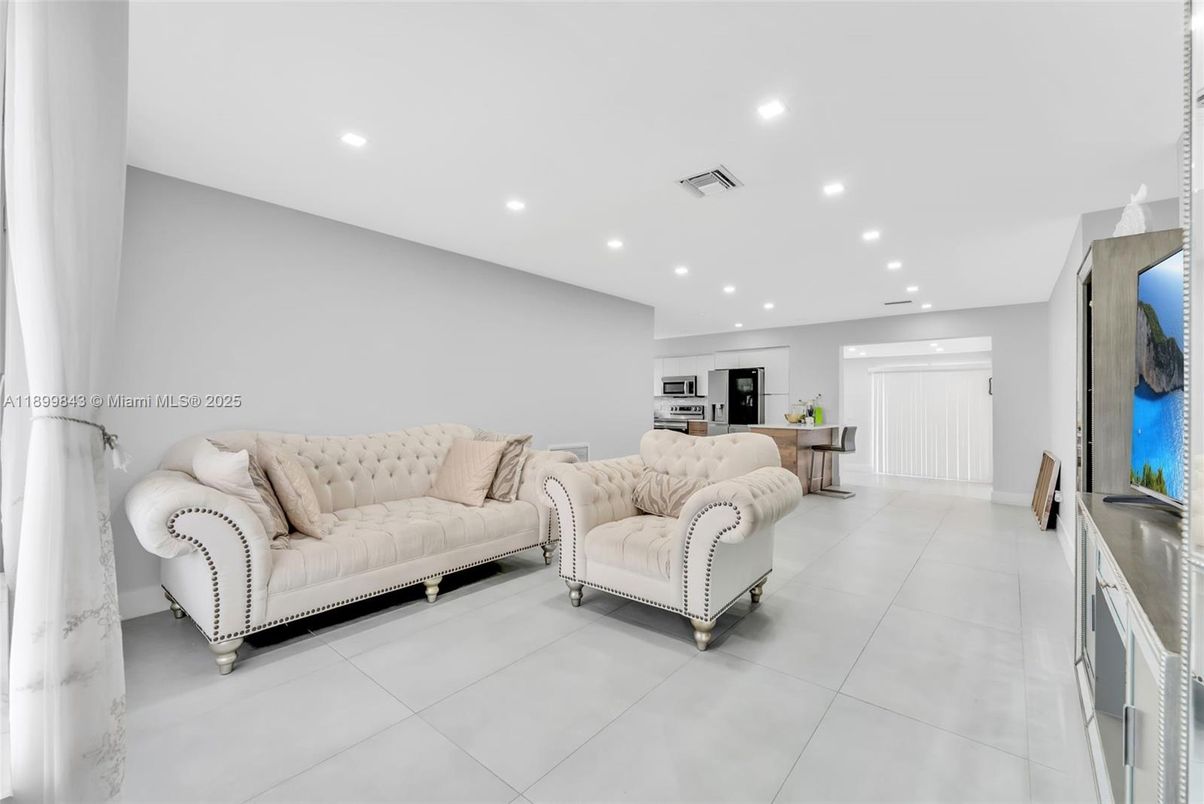 Interior, Living room, Recessed Lighting