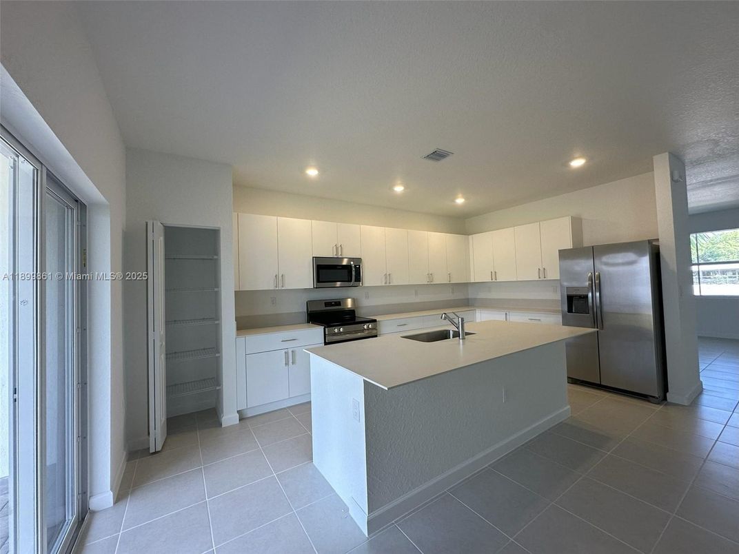 Interior, Kitchen, Recessed Lighting, Stainless Steel Appliances