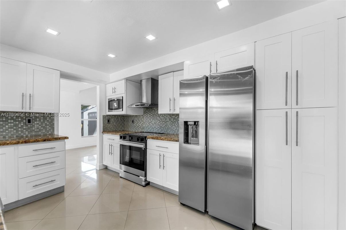 Interior, Kitchen, Recessed Lighting, Stainless Steel Appliances