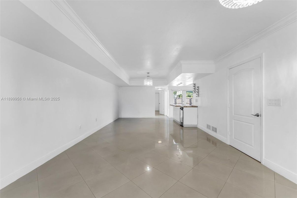 Chandelier, Empty room, Interior