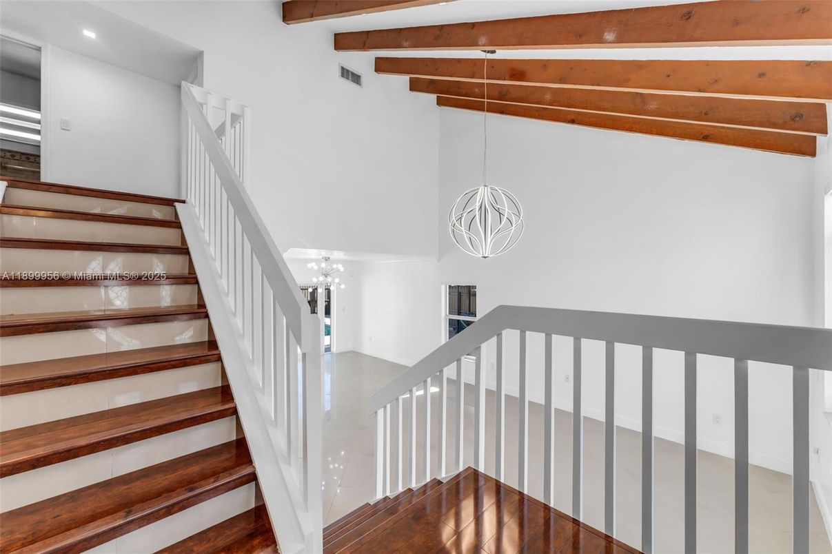 Interior, Pendant Lights, Wooden Beams