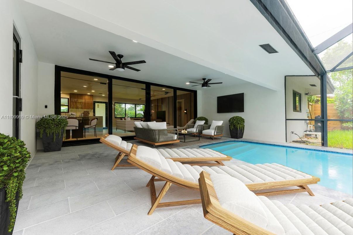 Glass Ceilings, Interior, Pool, Recessed Lighting, Sun Room