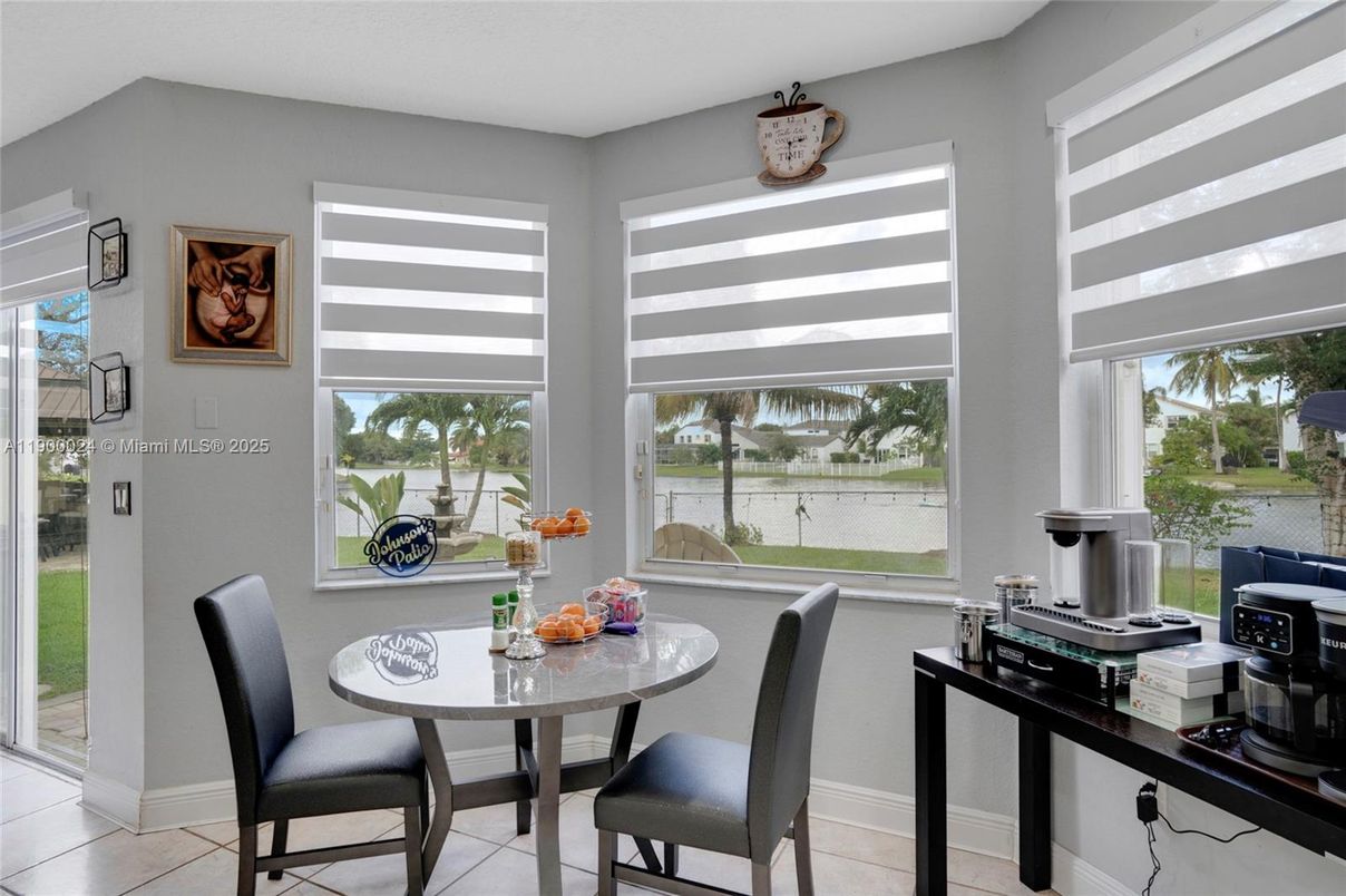 Dining room, Interior, Water