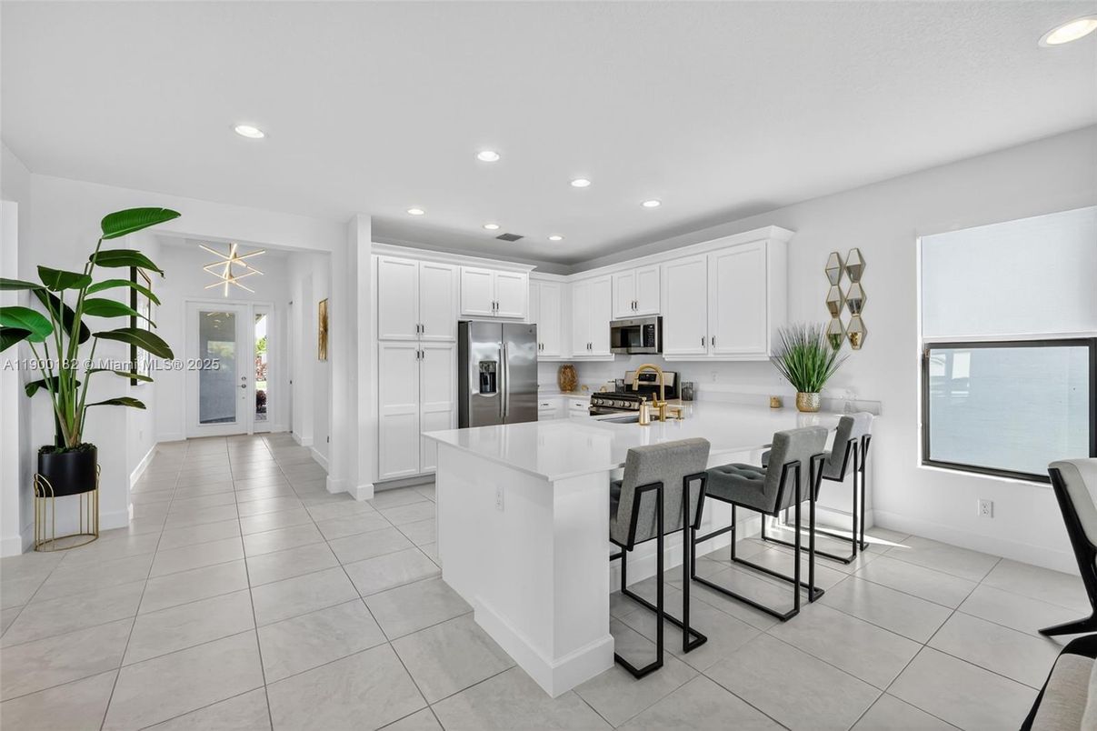 Interior, Kitchen, Recessed Lighting, Stainless Steel Appliances