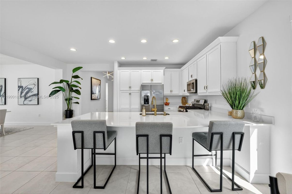 Interior, Kitchen, Recessed Lighting, Stainless Steel Appliances