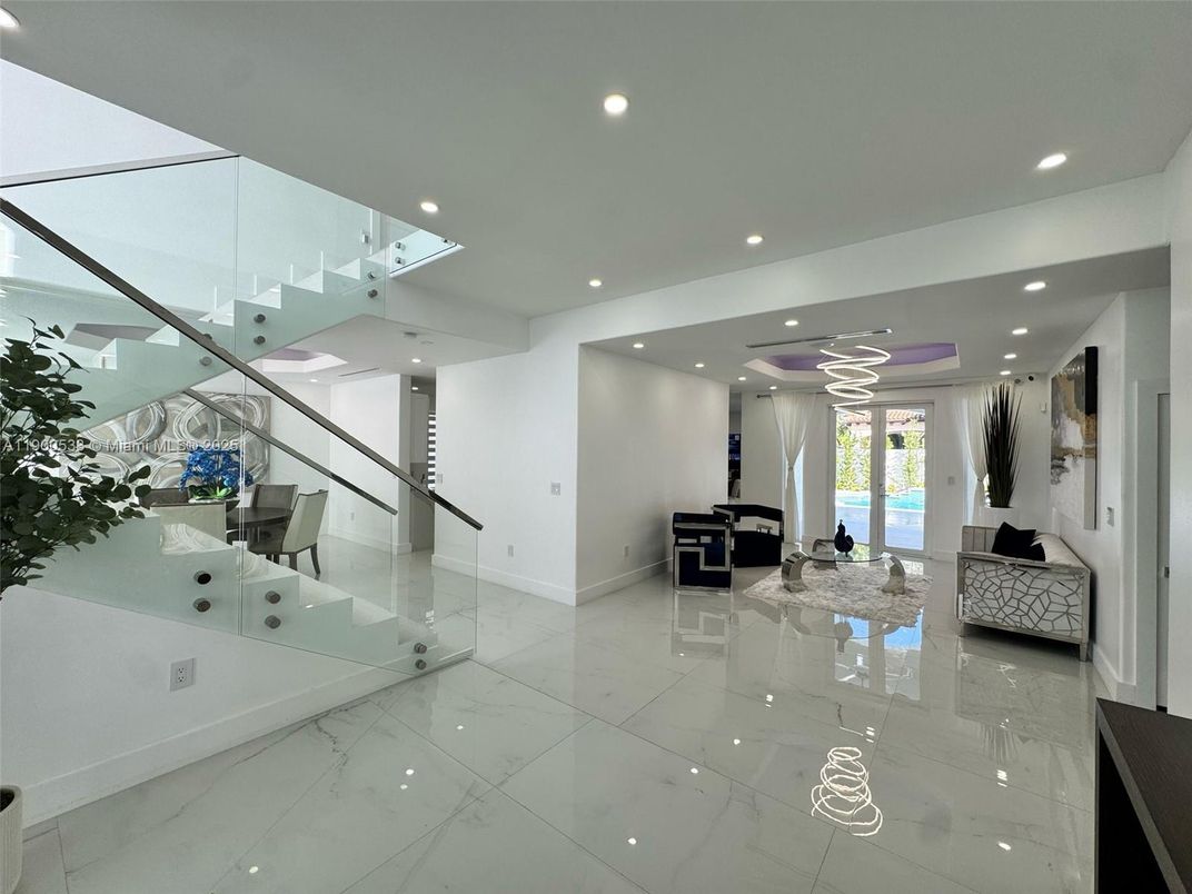 Interior, Marble, Recessed Lighting