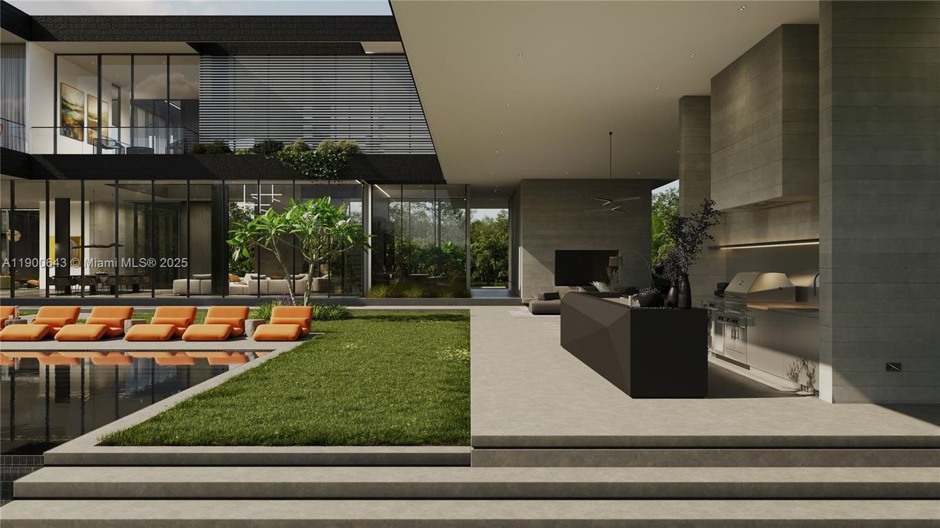 Exterior, Fireplace, Interior, Pool