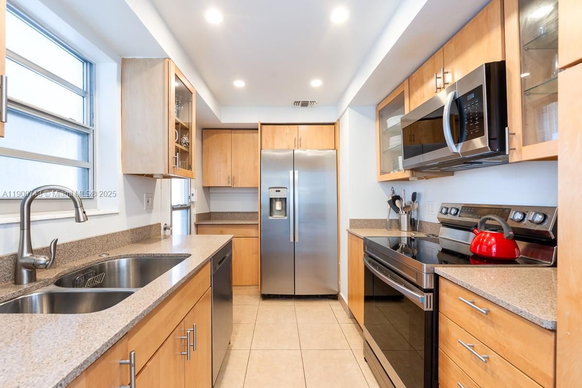 Interior, Kitchen, Recessed Lighting, Stainless Steel Appliances