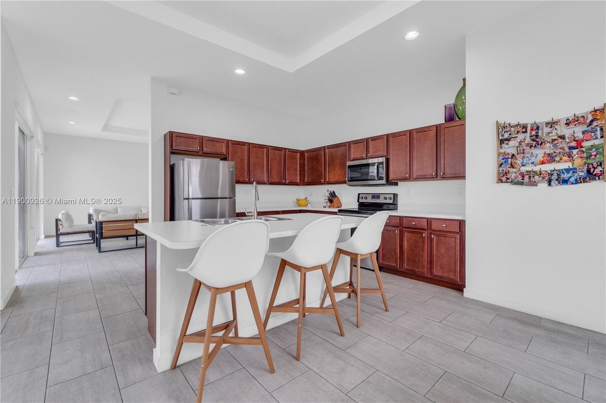 Interior, Kitchen, Recessed Lighting, Stainless Steel Appliances