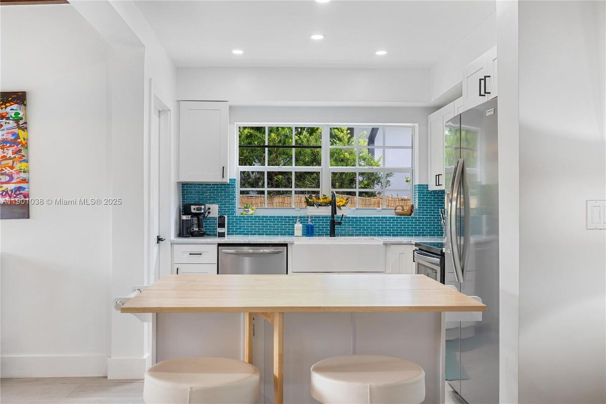 Interior, Kitchen, Recessed Lighting, Stainless Steel Appliances