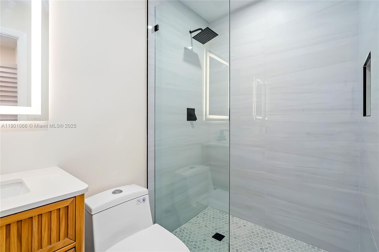 Bathroom, Glass Shower, Interior