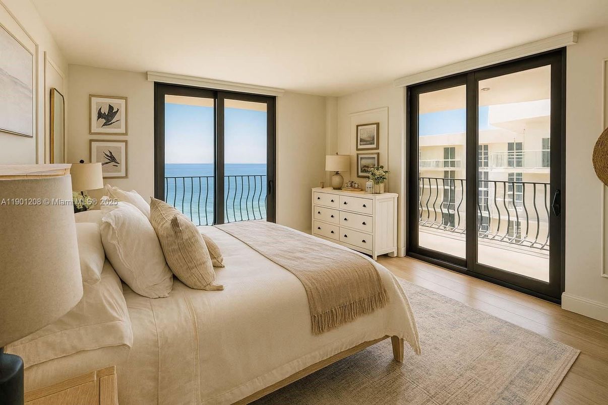 Bedroom, Interior, Water, Wood Texture Flooring