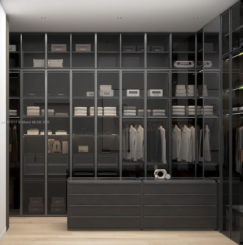 Interior, Recessed Lighting, Walk-in Closets, Wood Texture Flooring