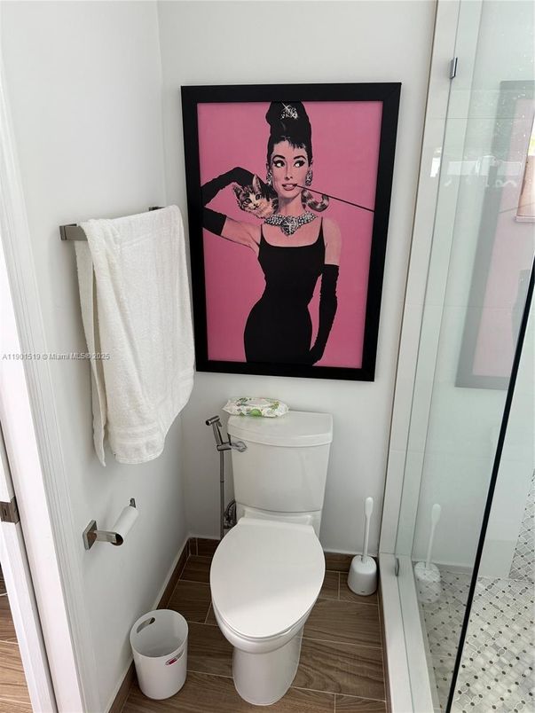 Bathroom, Interior, Wood Texture Flooring