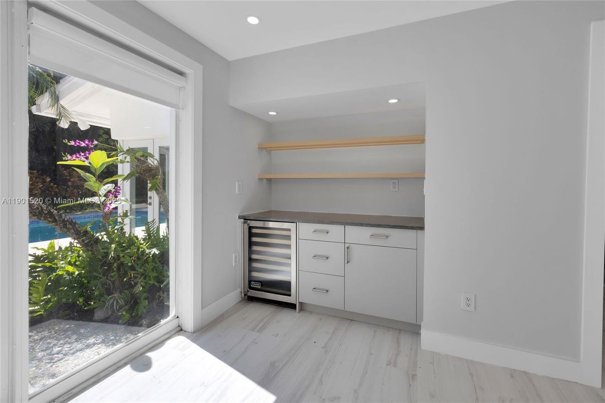 Interior, Marble, Recessed Lighting, Wood Texture Flooring
