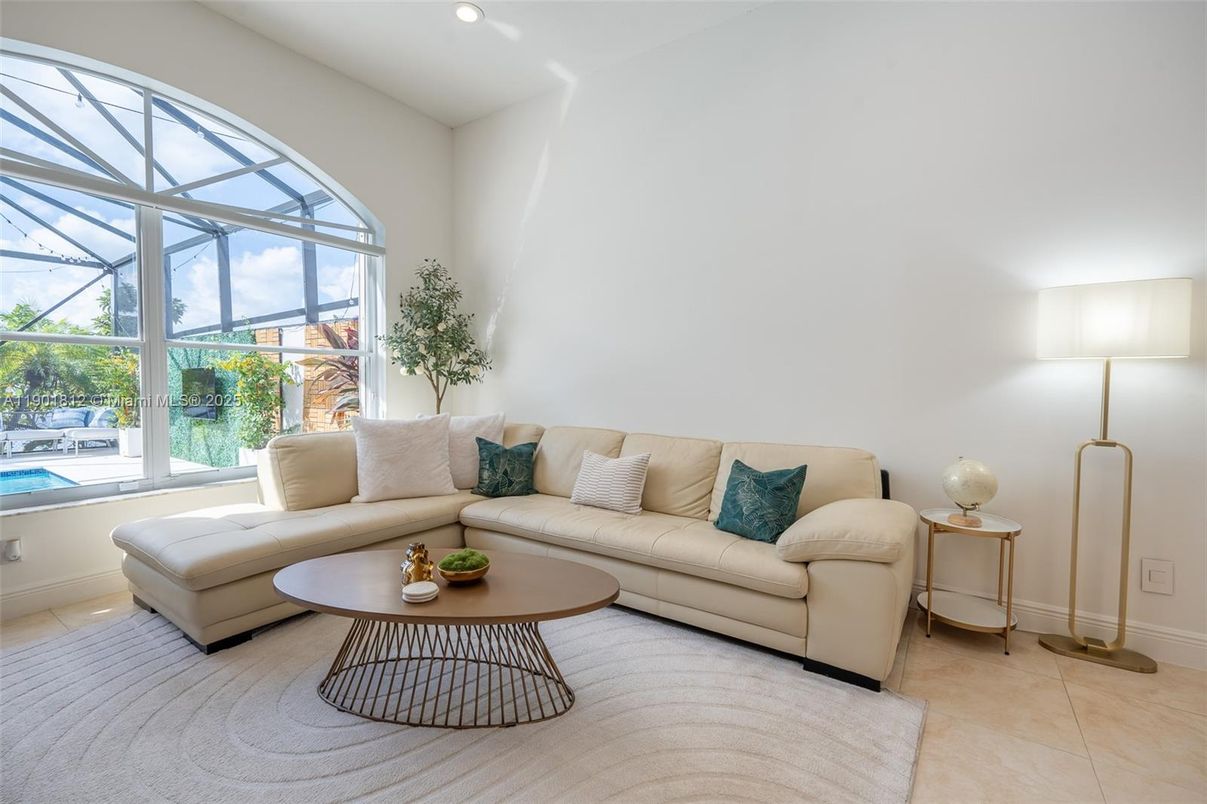 Interior, Living room, Recessed Lighting