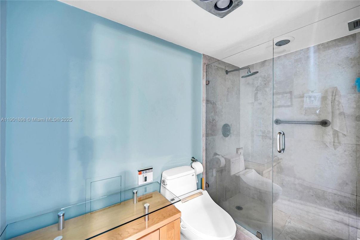 Bathroom, Glass Shower, Interior